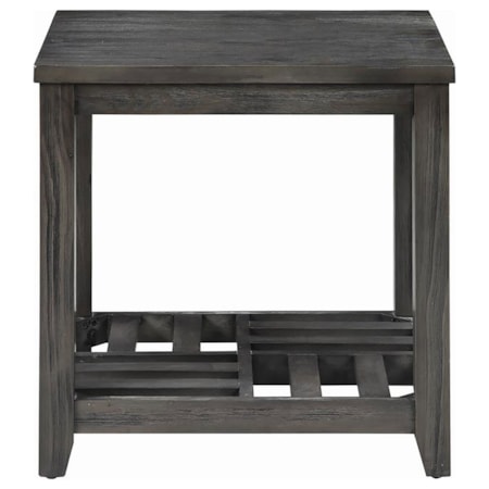 Cliffview 1-shelf Wood Side End Table