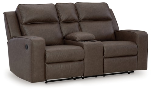 Reclining Loveseat With Console