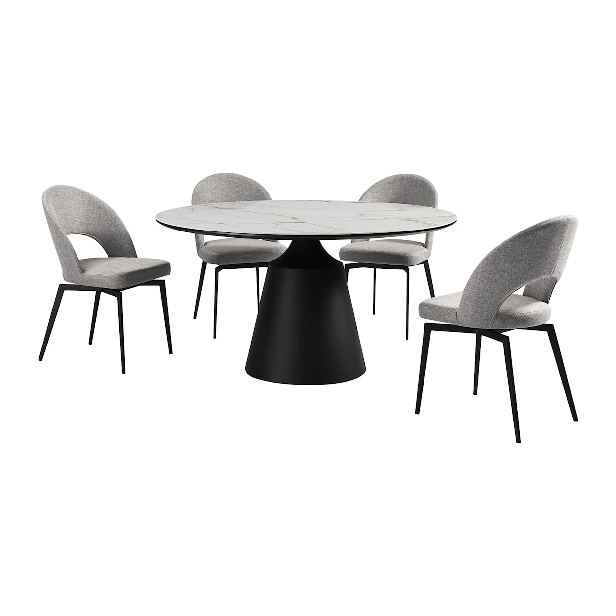 Armen Living Knox / Lucia Dining Set