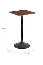 Zuo Valleta Collection Transitional Bar Table