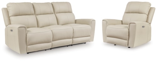 Power Reclining Sofa And Power Recliner