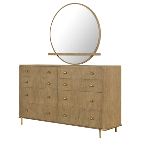 8-drawer Dresser w/ Mirror