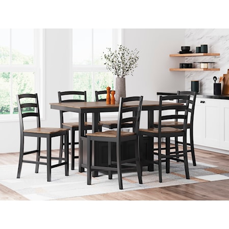 7-Piece Counter Height Dining Set