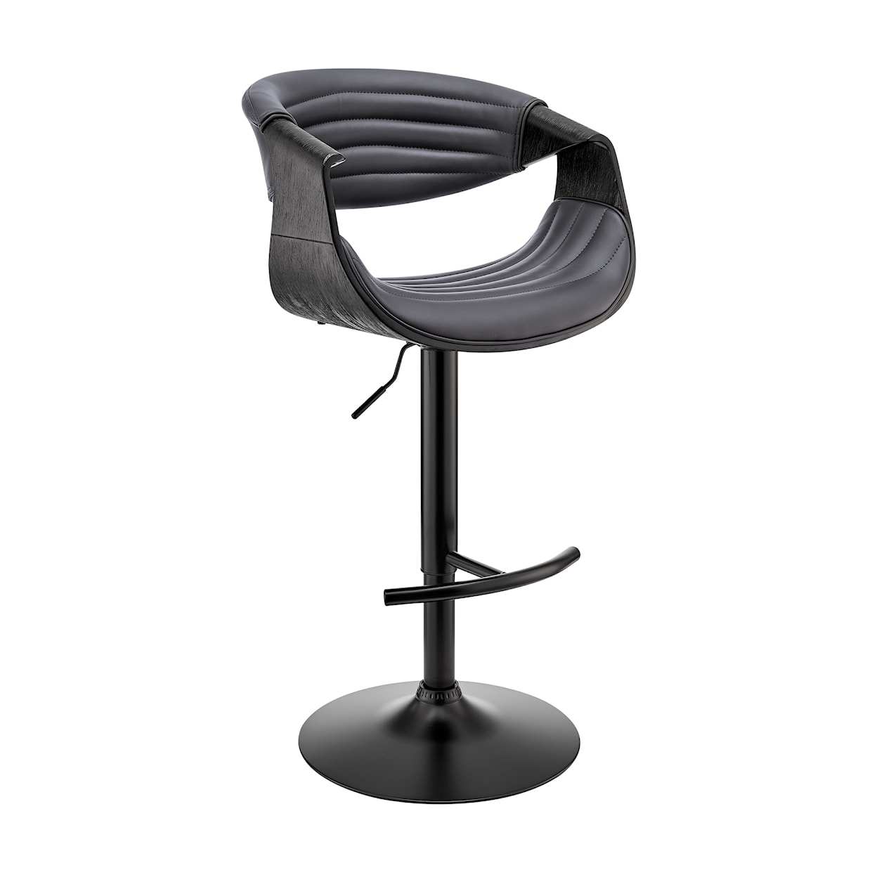 Armen Living Gionni Upholstered Swivel Bar Stool