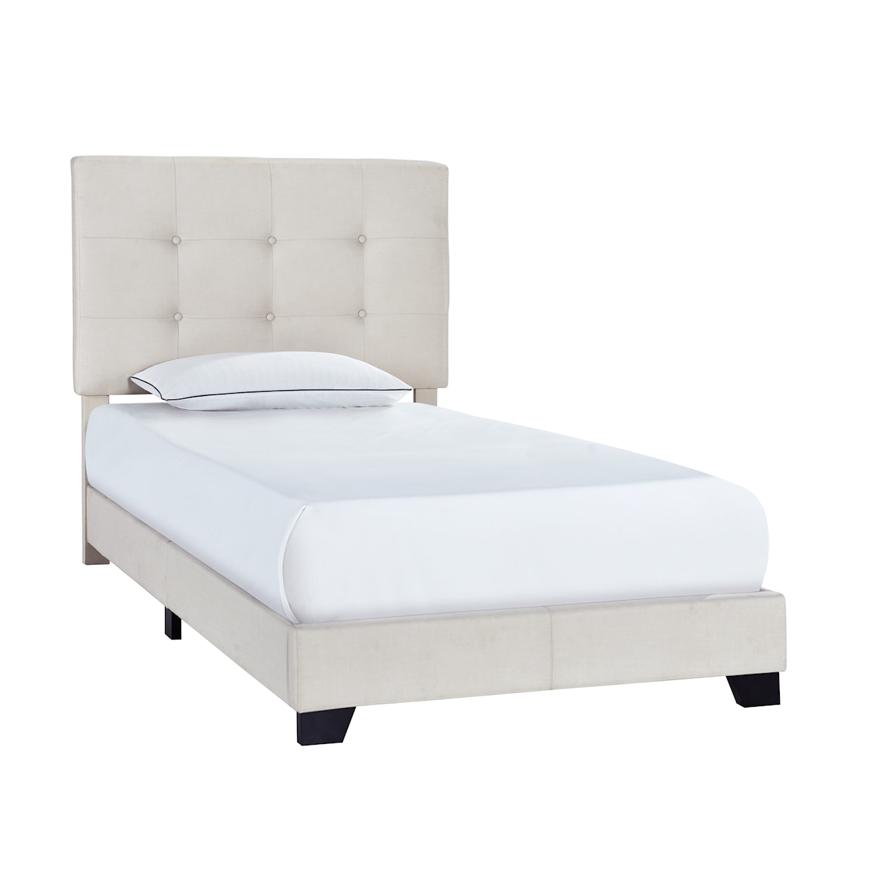 Accentrics Home Fashion Beds Twin Upholstered Bed