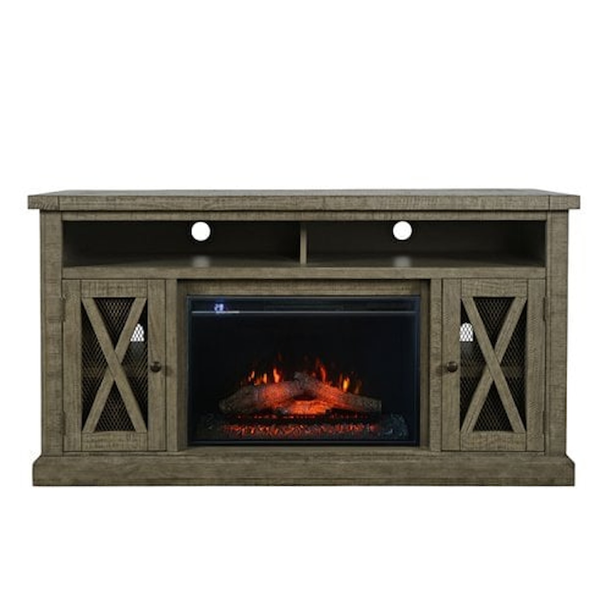 Jofran Telluride Fireplace with Logset