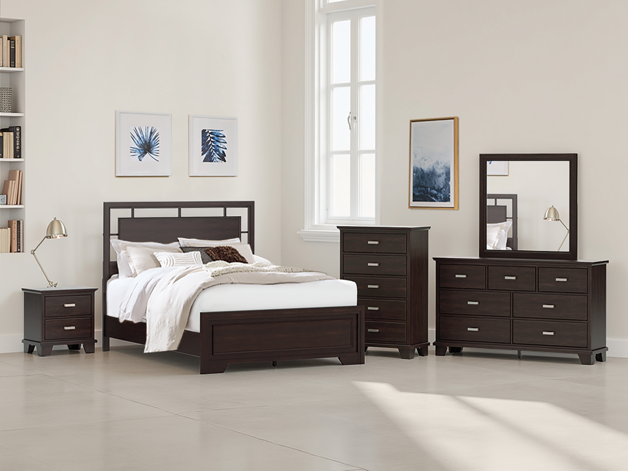 Queen Panel Bed