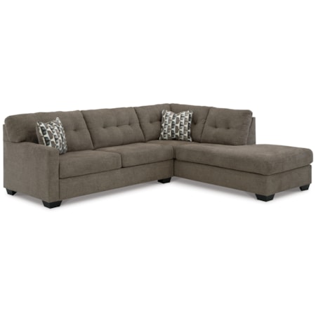 2-Piece Sleeper Sectional With Chaise