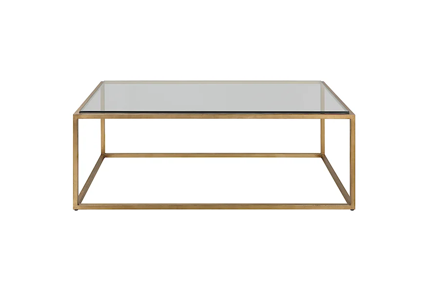 Bravura Bravura Gold Coffee Table by Uttermost at Janeen's Furniture Gallery
