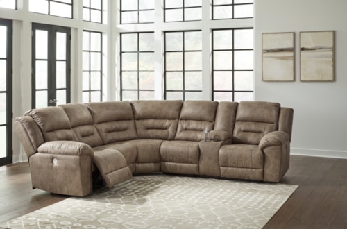 3-piece Power Reclining Sectional