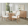 Virginia House Crafted Cherry - Bleached Upholstered Side Dining Chair