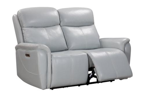 Casual Power Reclining Loveseat with Power Headrests