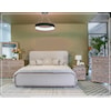 International Furniture Direct Nizuc Bedroom Collection 6-Drawer Dresser and Mirror Set