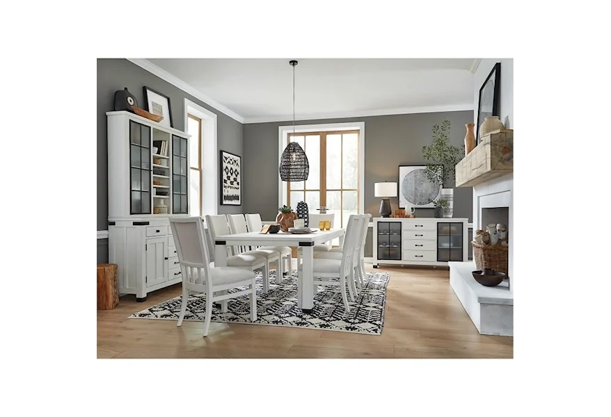Harper Springs Dining Formal Dining Room Group by Magnussen Home at Stoney Creek Furniture 