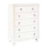 Samuel Lawrence Bella White Bella Youth  Six Drawer Chest in White