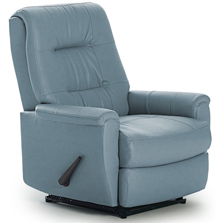 Felicia Rocker Recliner with Button-Tufted Back