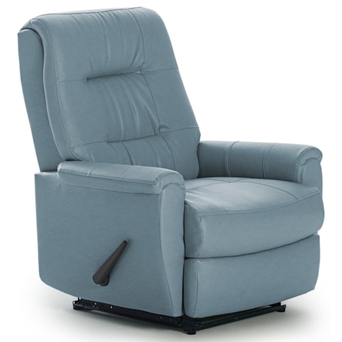 Felicia Rocker Recliner with Button-Tufted Back