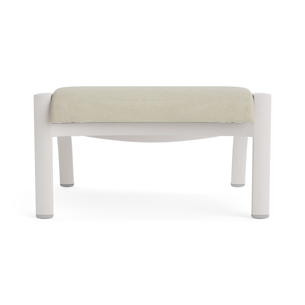 Padded Sling Curvilinear Chair Ottoman