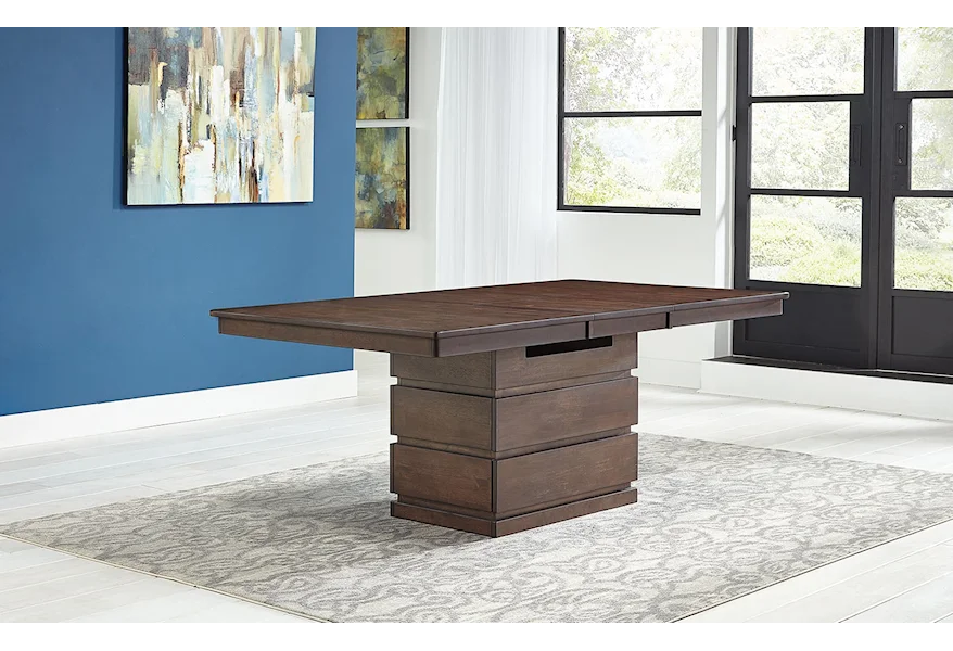 Chesney Adjustable Dining Table by AAmerica at VanDrie Home Furnishings