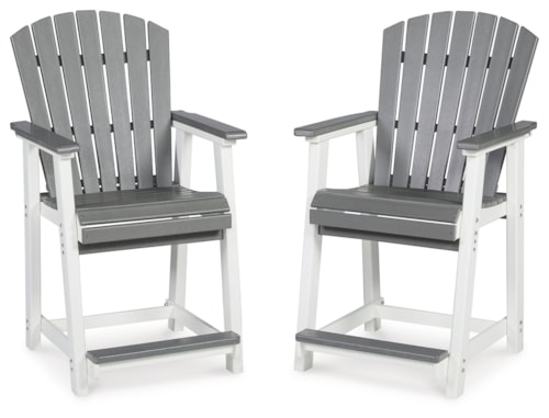 Outdoor Counter Height Bar Stool (Set Of 2)