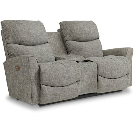 Power Wall Reclining Loveseat with Console