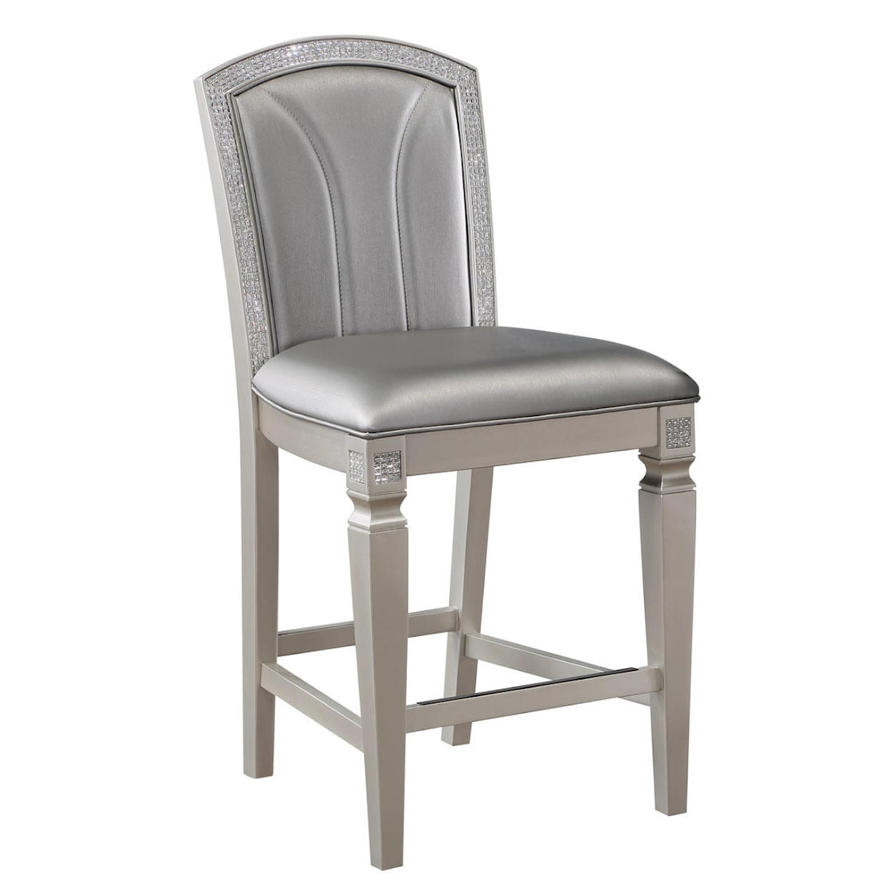 Crown Mark Klina Upholstered Counter-Height Dining Chair