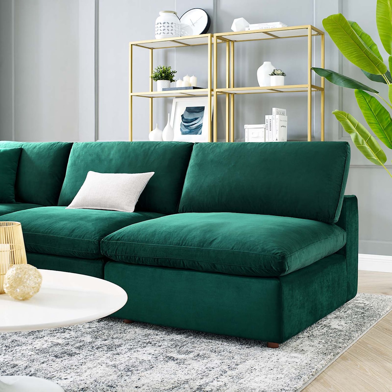 Modway Commix 5-Piece Sectional Sofa