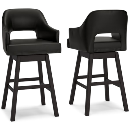 Tall Uph Swivel Barstool