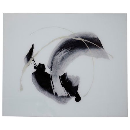 Jenise Black/Silver/Champagne Glass Wall Art