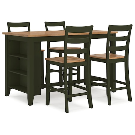 5-Piece Counter Height Dining Table