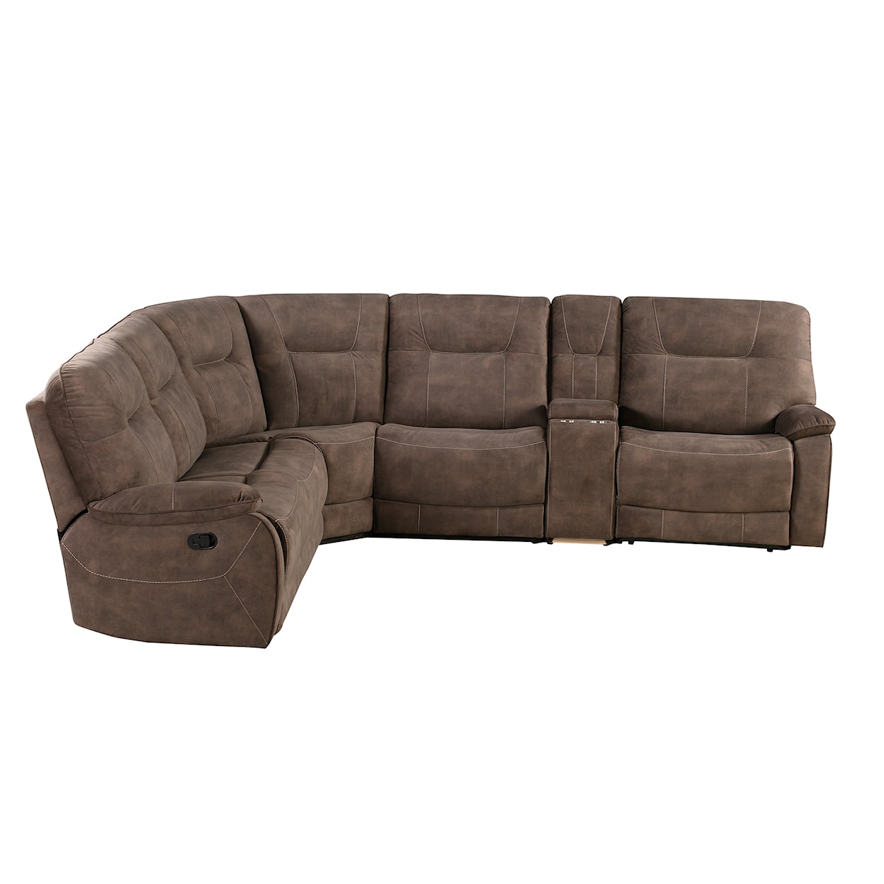 Parker Living Cooper 6 Piece Modular Manual Reclining Sectional