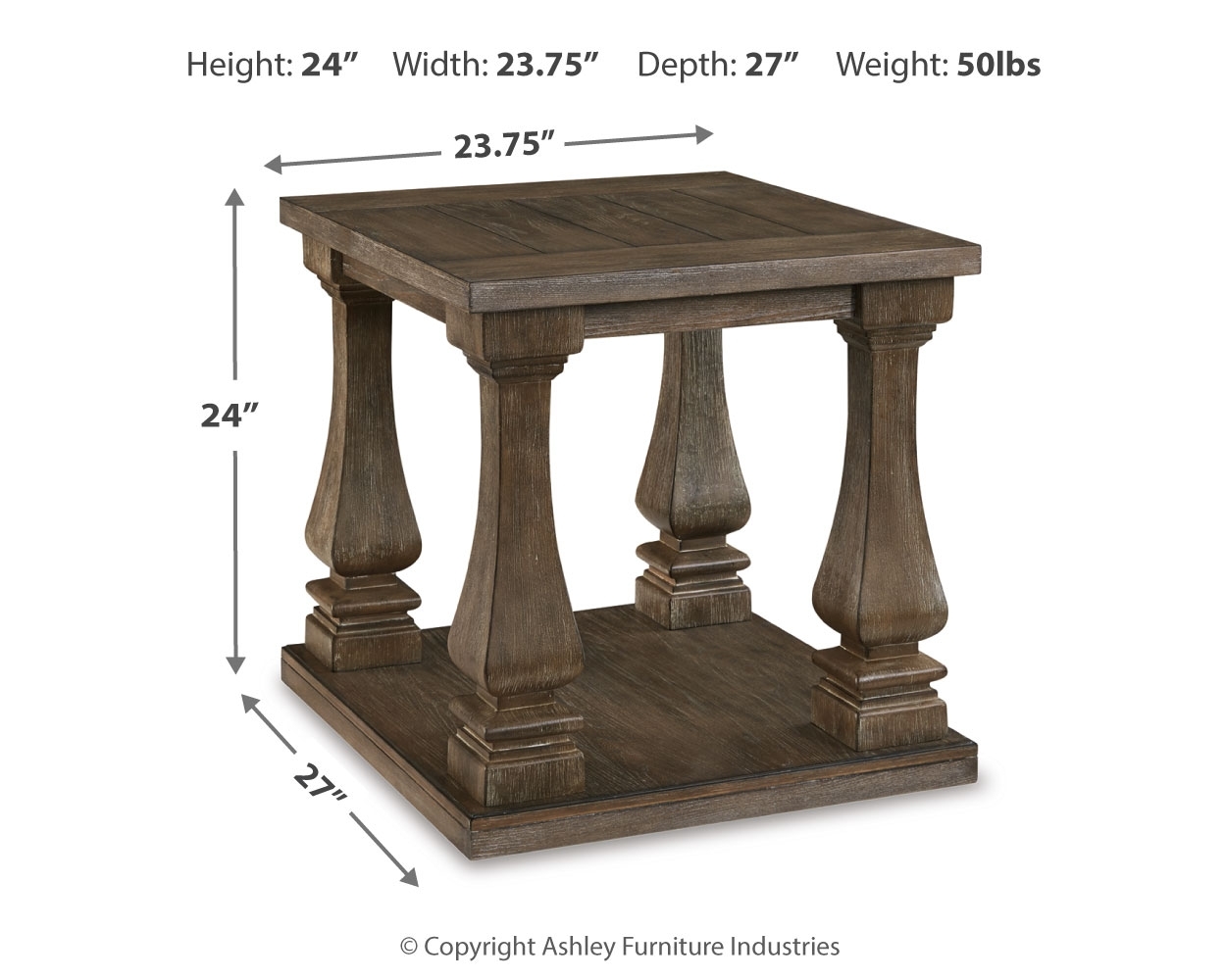 Rectangular End Table