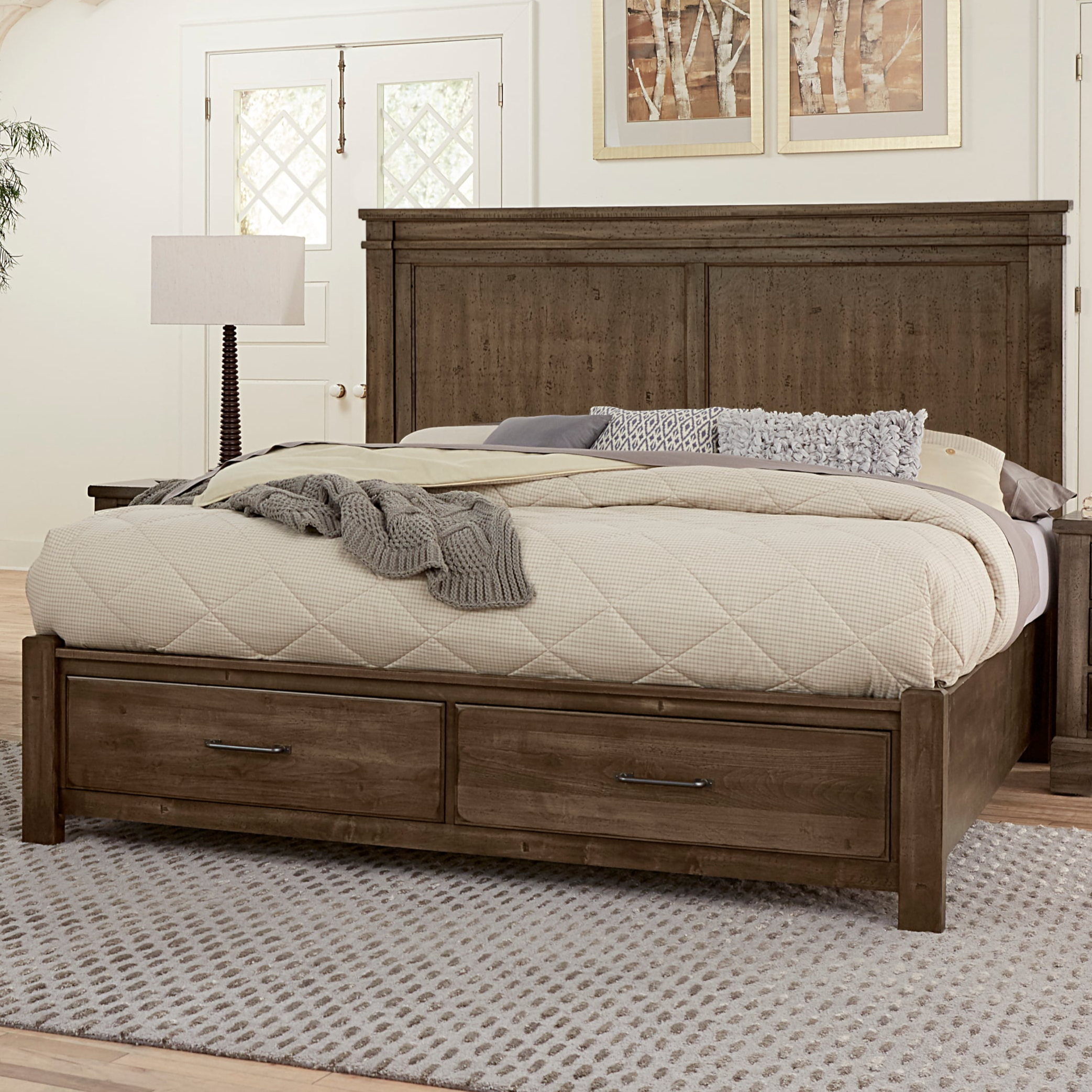 Artisan & Post Cool Rustic King Mansion Bed