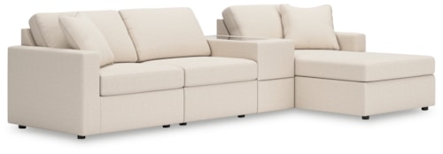 4-Piece Sectional With Chaise