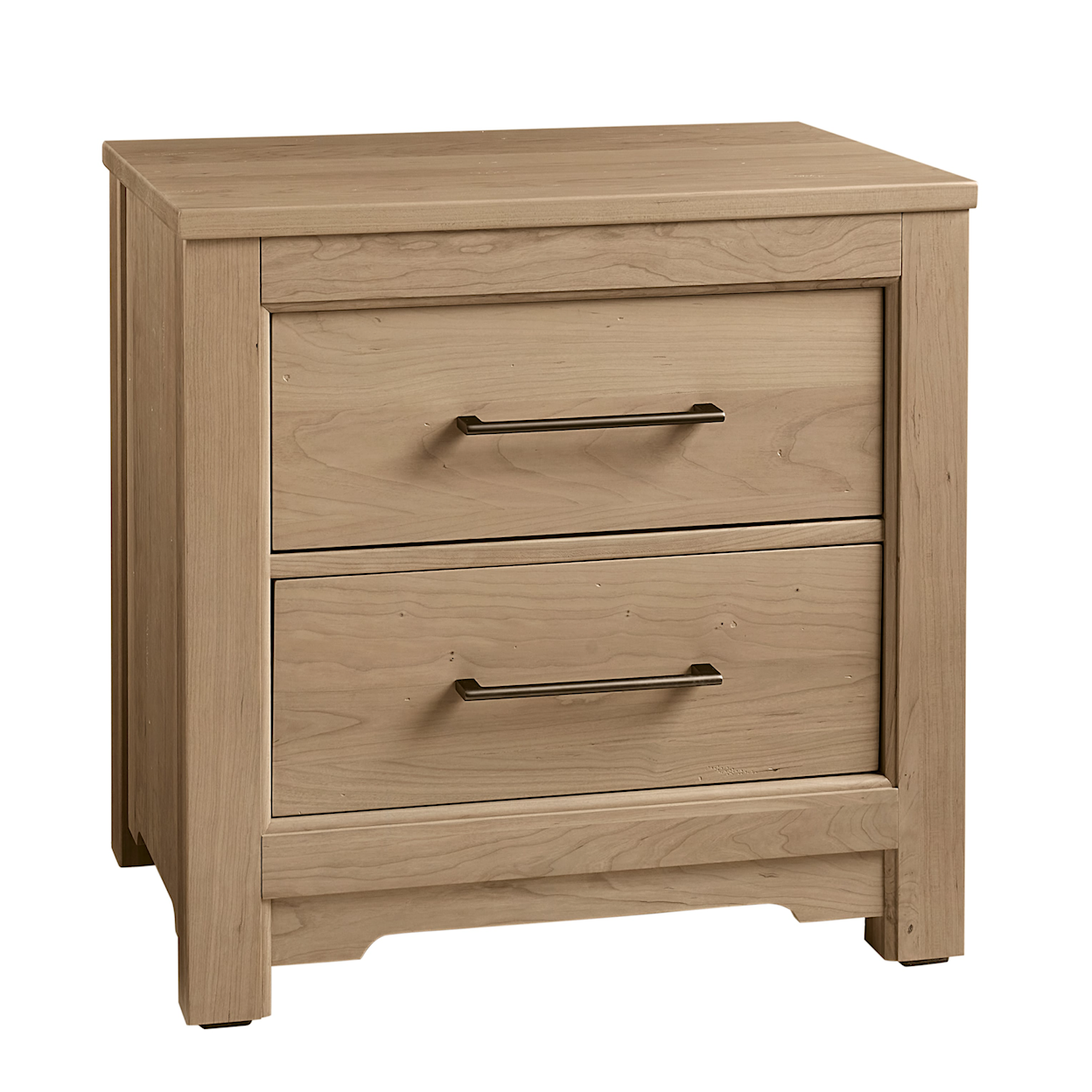 Vaughan Bassett Crafted Cherry - Bleached 2-Drawer Nightstand