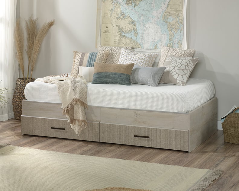 Sauder Pacific View Twin Bed Frame