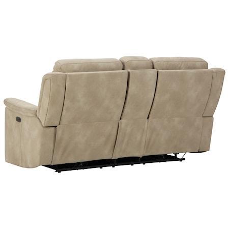 Power Reclining Loveseat with Console