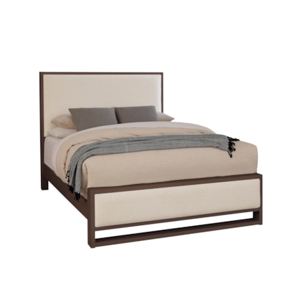 Queen Upholstered Panel Bed