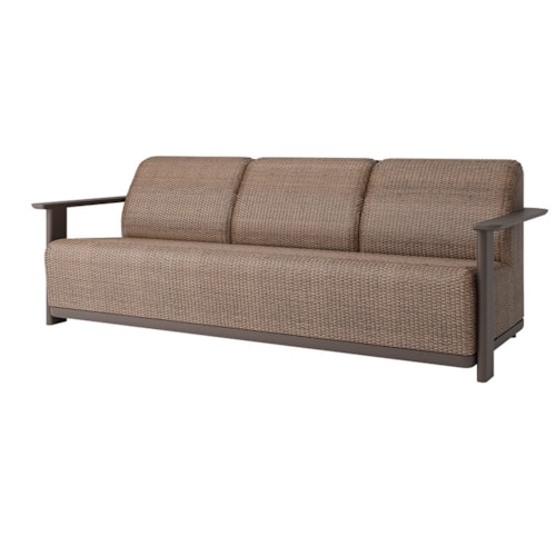 Padded Sofa With Woven In Reticulated Foam - Hazel / Cocoa