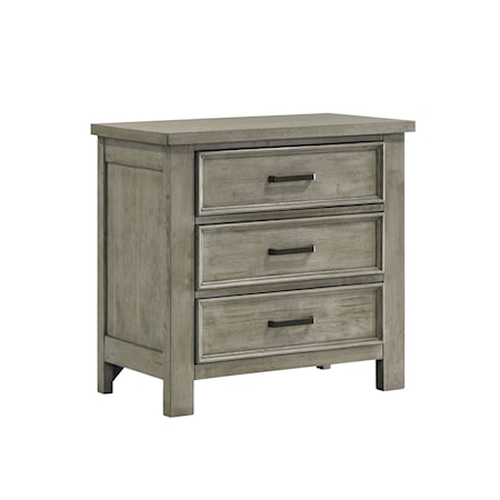 3-Drawer Nightstand