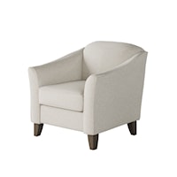 Accent Chair with Sloped Arms