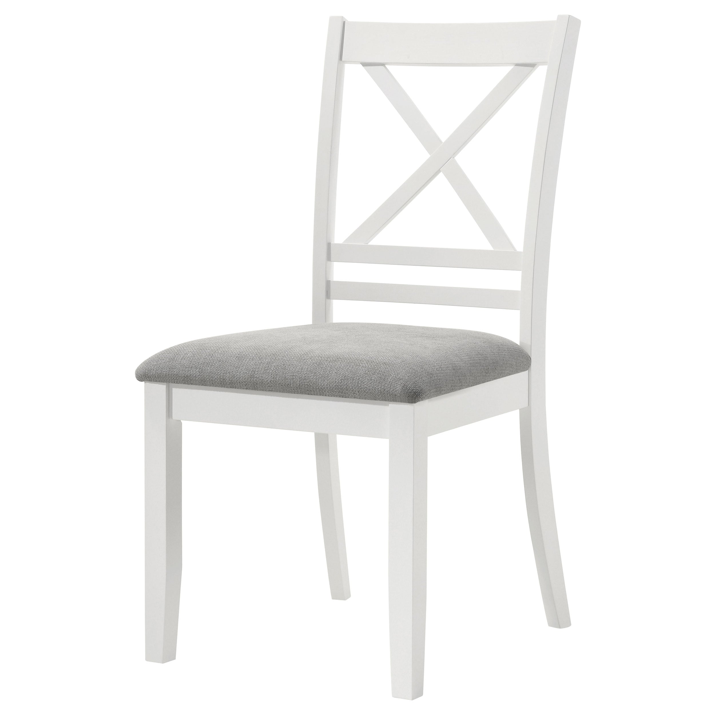 Cross Back Wood Dining Side Chair