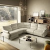 Natuzzi Editions Macao L-Shaped Sectional