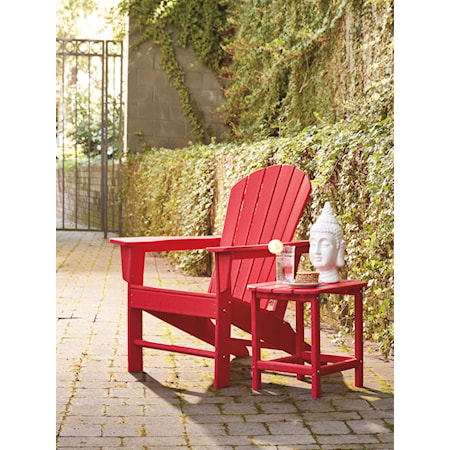 Adirondack Chair with End Table