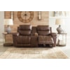 Ashley Signature Design Edmar Power Reclining Loveseat with Console