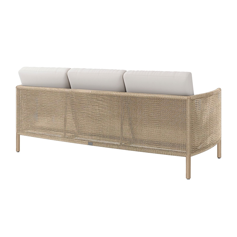 Modern Coastal Woven Sofa
