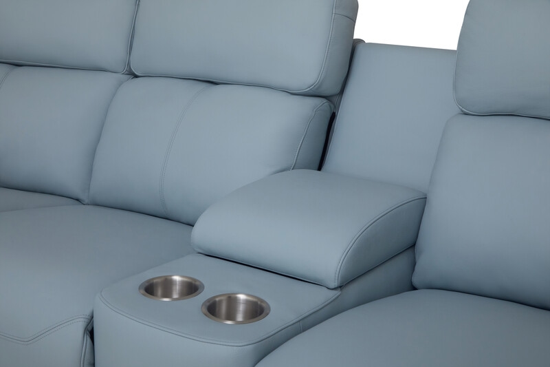 Palliser Henry 4-Seat Curve Henry Reclining Sectional