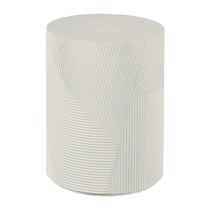 Hammary hidden treasures Small Textured Drum Table