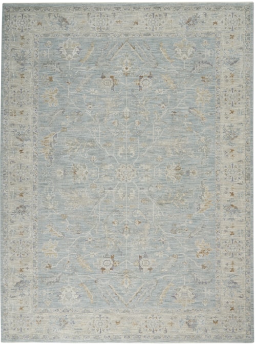 7'10" x 10'4" Blue Rectangle Rug