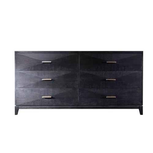 Contemporary 6-Drawer Dresser